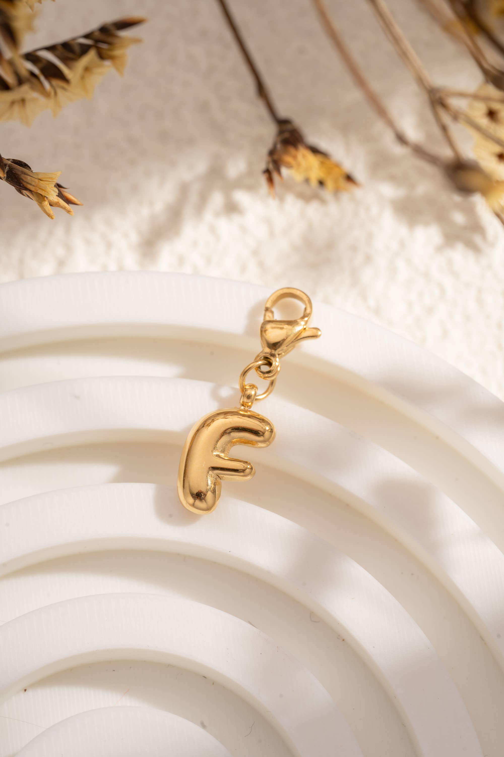 COSMOS - Vente Breloques/médailles personnalisées - Lot 26 Lettres Alphabet Acier Inoxydable Personnalisable9