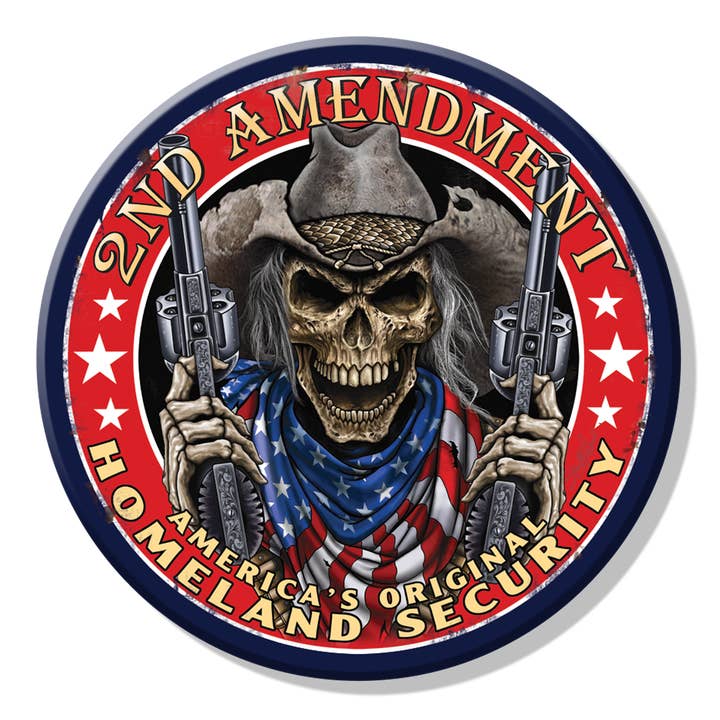 Desperate Enterprises - Wholesale Magnet - Magnet: 2nd Amendment Round