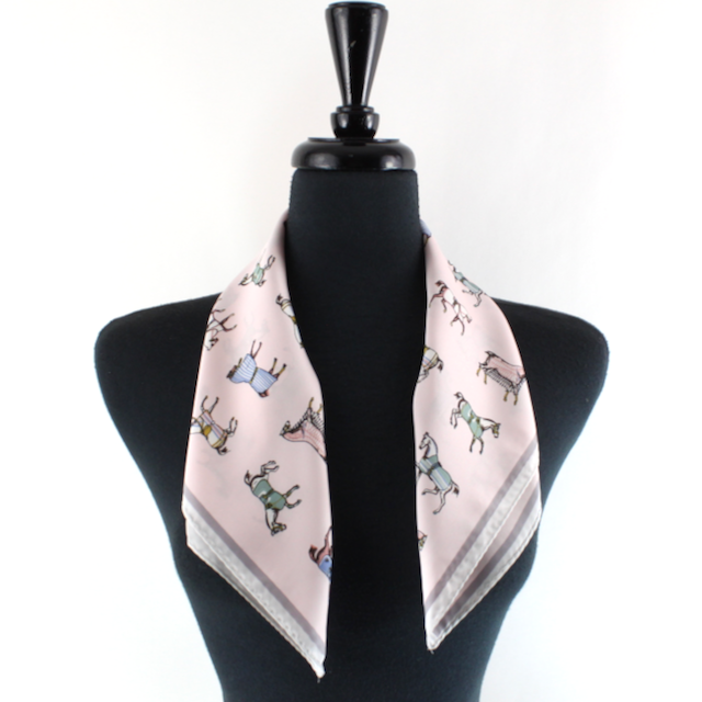 Pretty Persuasions - Wholesale Scarf - Women's - S25089 Horses Square Scarf (21"x21")11