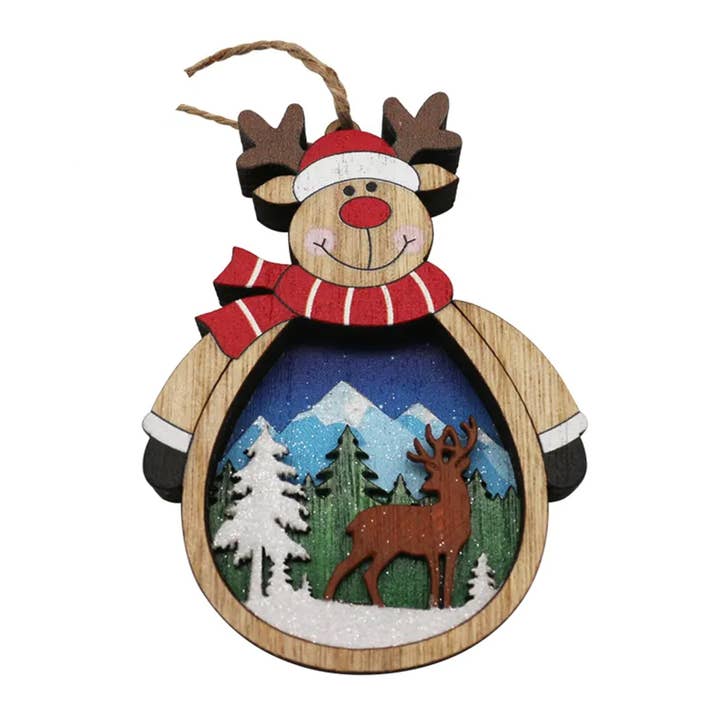 Keeraft - Wholesale Ornament Set - Handmade Multi-Layer Wood Crafts for Home Decore2