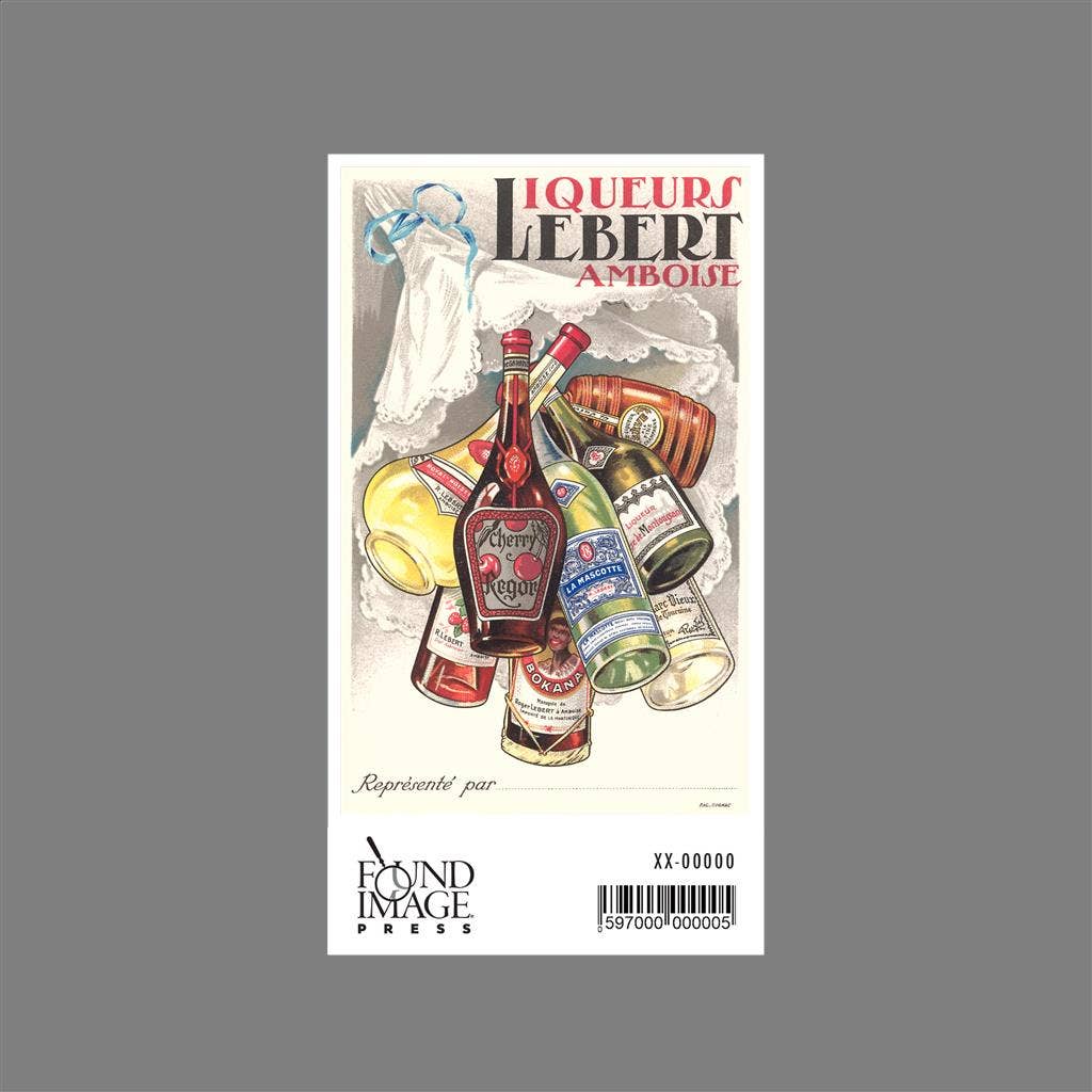 Found Image Press – Adesivo por atacado – Autocolante PO-333 Garrafas de Licor1