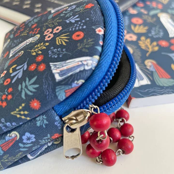 The Stump of Jesse - Wholesale Pouch - Women's - Rosary Our Lady of Lourdes Pouch 
Catholic Gift4