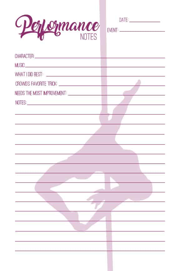 Circus Unicorn Shop - Wholesale Journal/Diary - The Pole Dancer's Journal8
