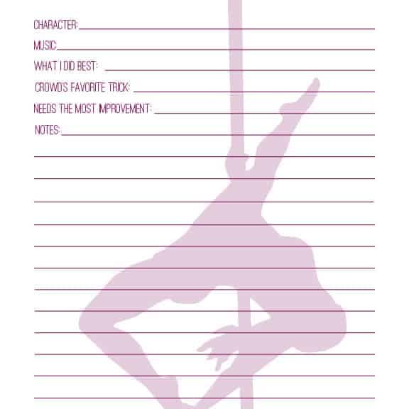 Circus Unicorn Shop - Wholesale Journal/Diary - The Pole Dancer's Journal8