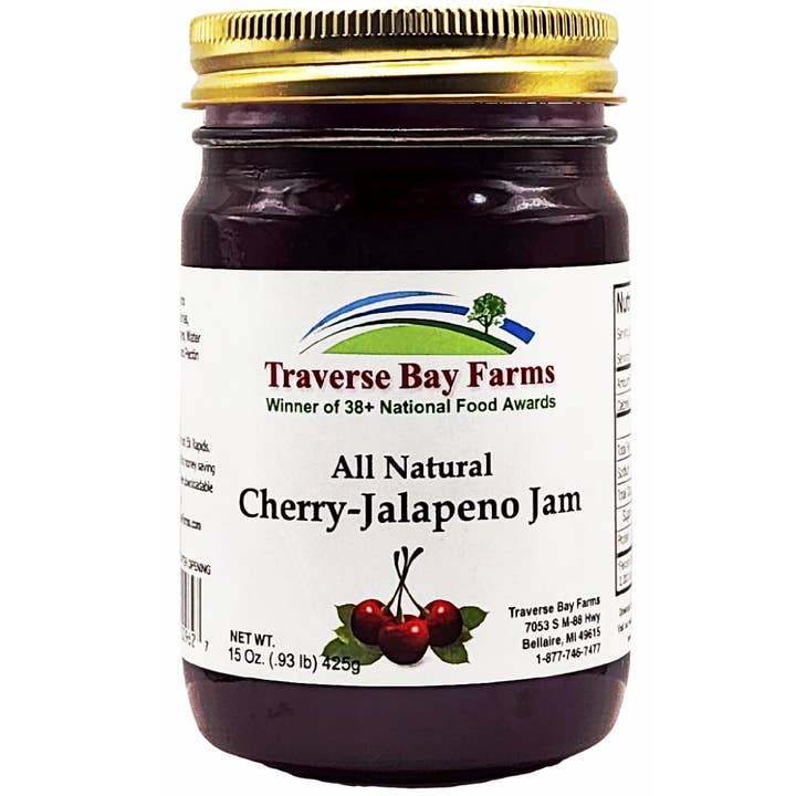 Traverse Bay Farms / Fruit Advantage - Wholesale Jam/Jelly - Cherry Jalapeno Jam - 15 oz