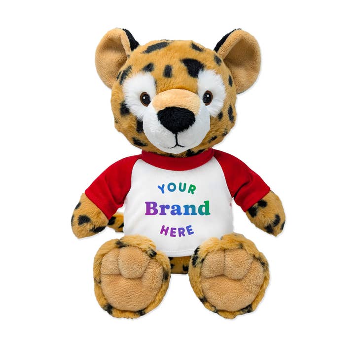 Guépard en peluche personnalisable de 9 pouces pour la vente par The RGU Group