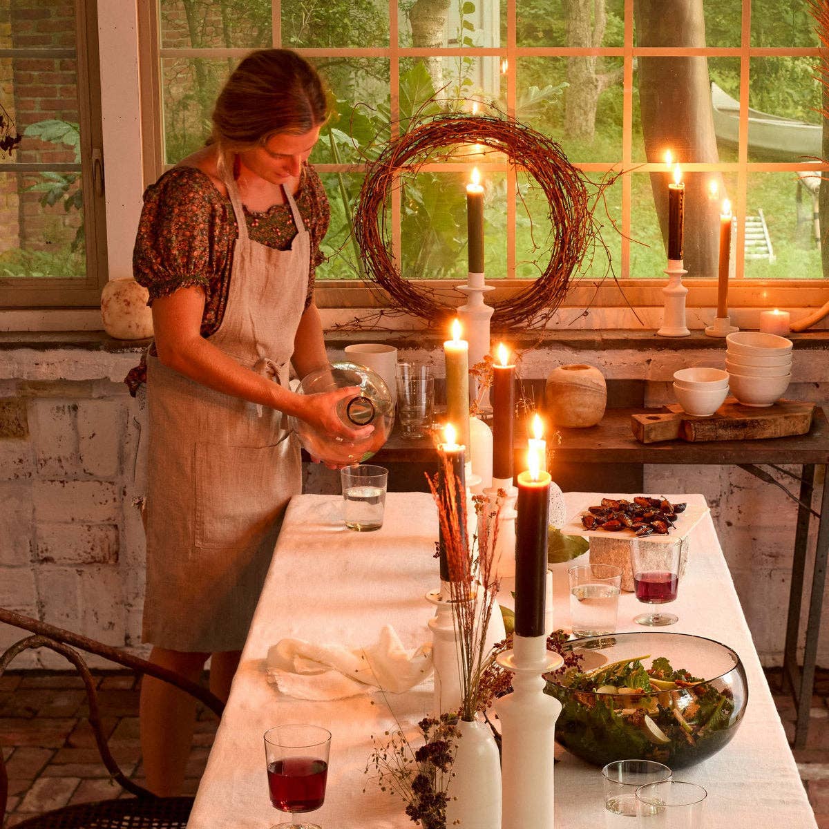 Bloomist - Wholesale Apron - Washed Linen Apron2