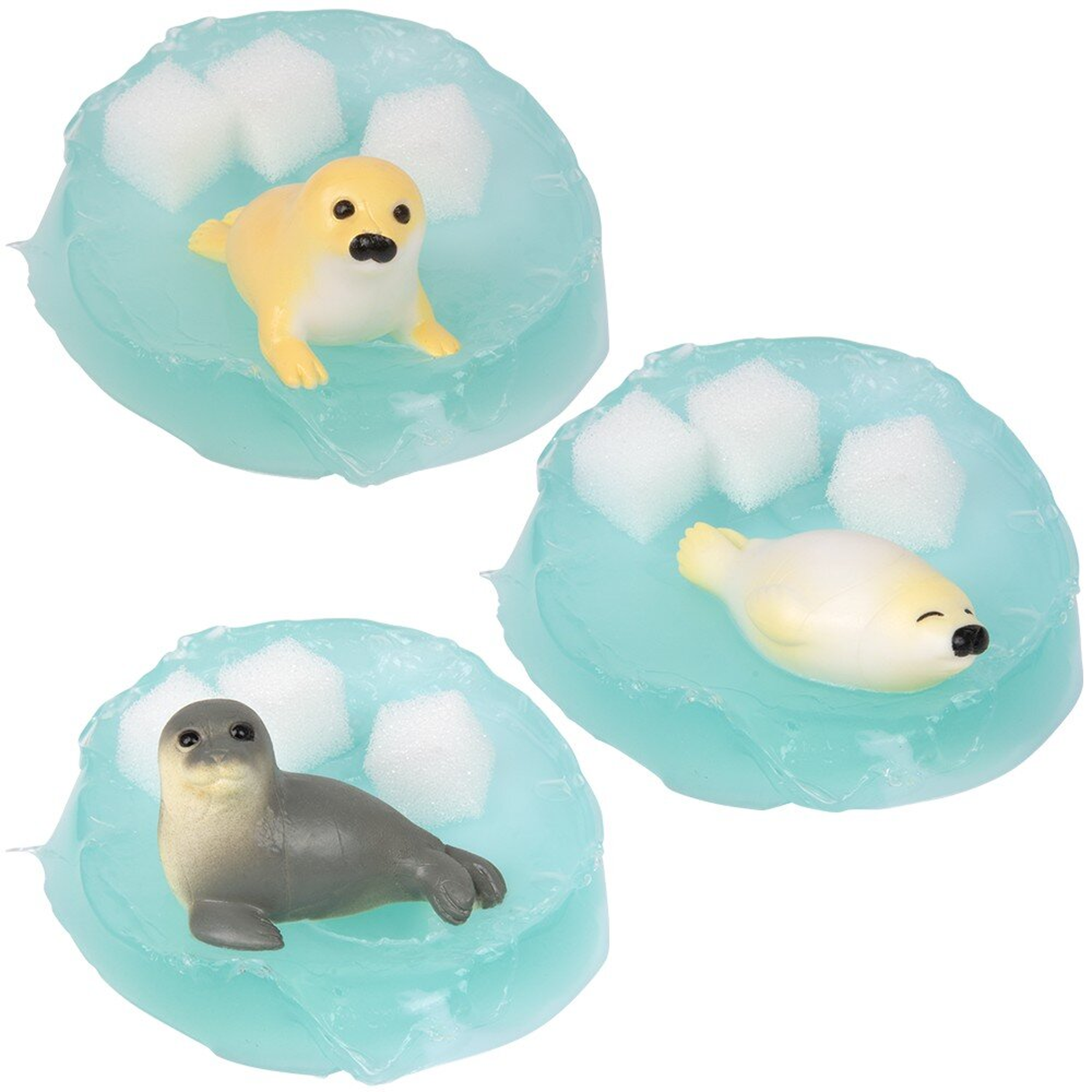 PR GROUPS LLC - Wholesale Putty/slime – Child - Stretchy & Scented Iceberg Seal Slime Fun Toy - Assorted2