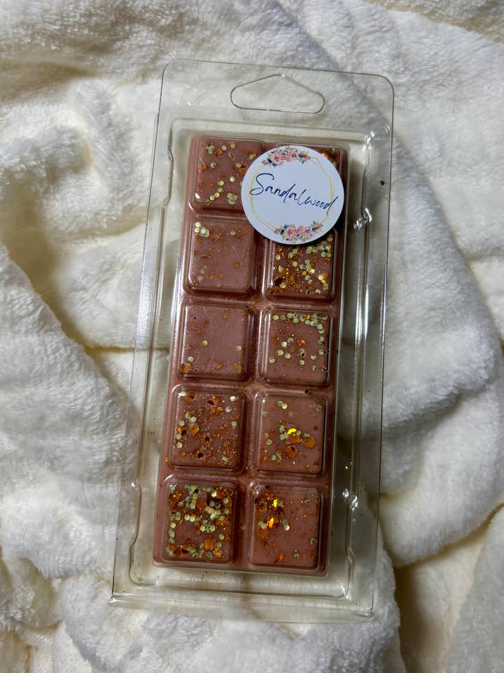 Barra de Cera de Sândalo – Derretimentos de Cera de Soja Quentes e Amadeirados por atacado de wilkscandlecreations