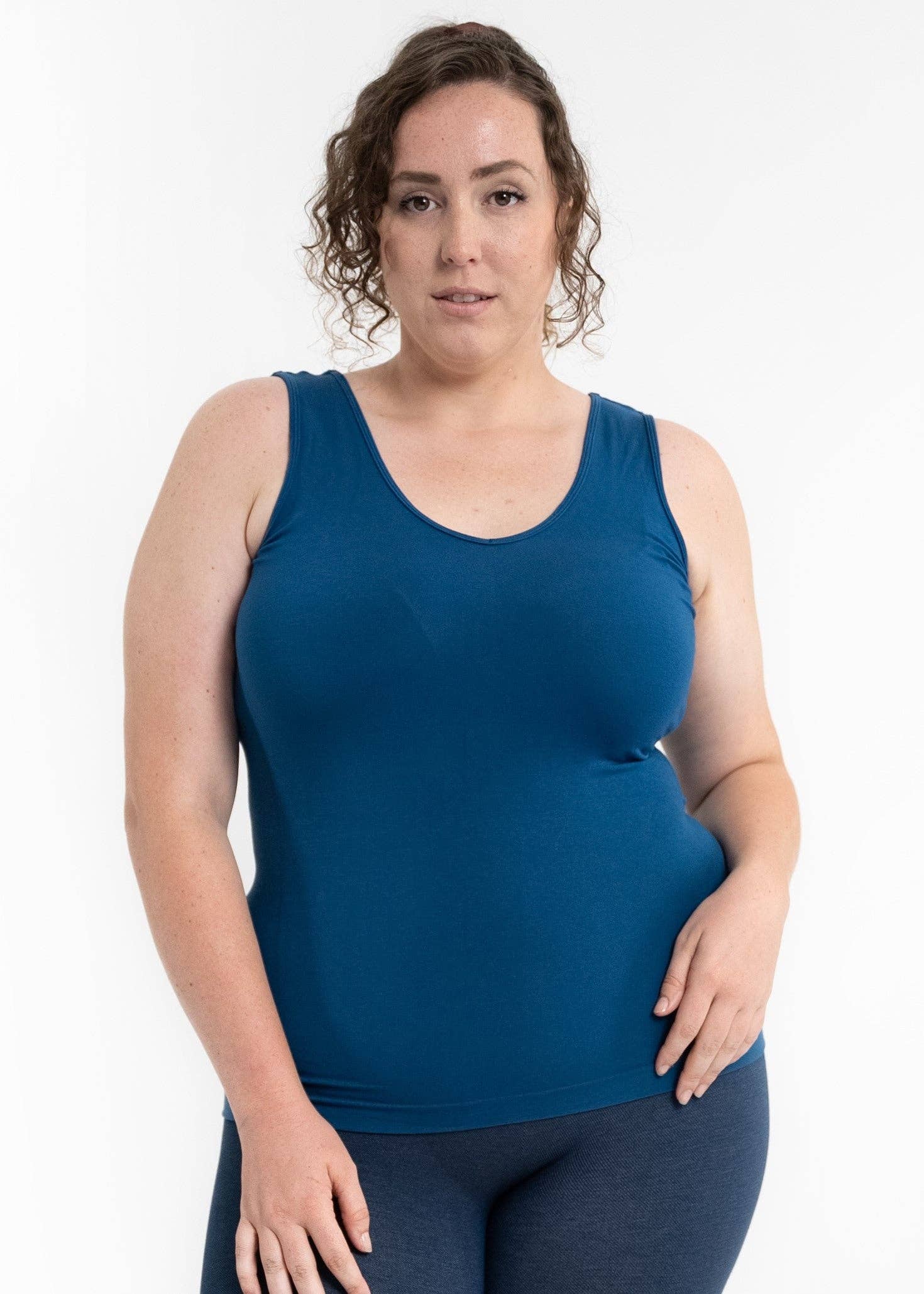 ELIETIAN - Wholesale Tank Top - Women's - Reversible Tank - Curvy Fit77