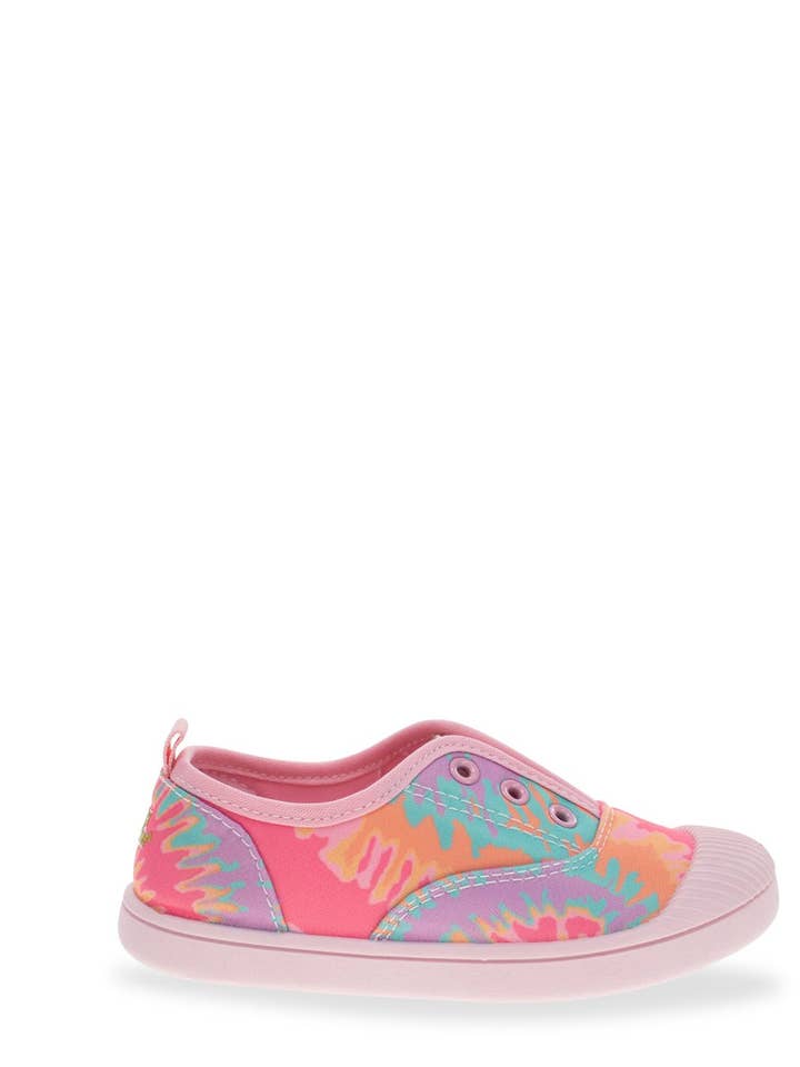 Kids Jetty Tie Dye Slip On - Pink for wholesale by Western Chief