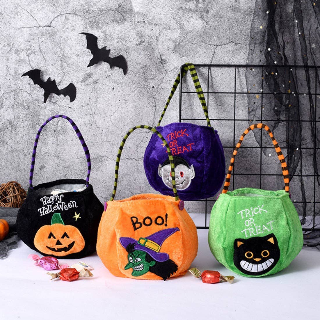 Funkyrel® Atzbranding Limited – wholesale Tote Bag – Child – Hallo - Halloween Mini Candy Tote Bag4