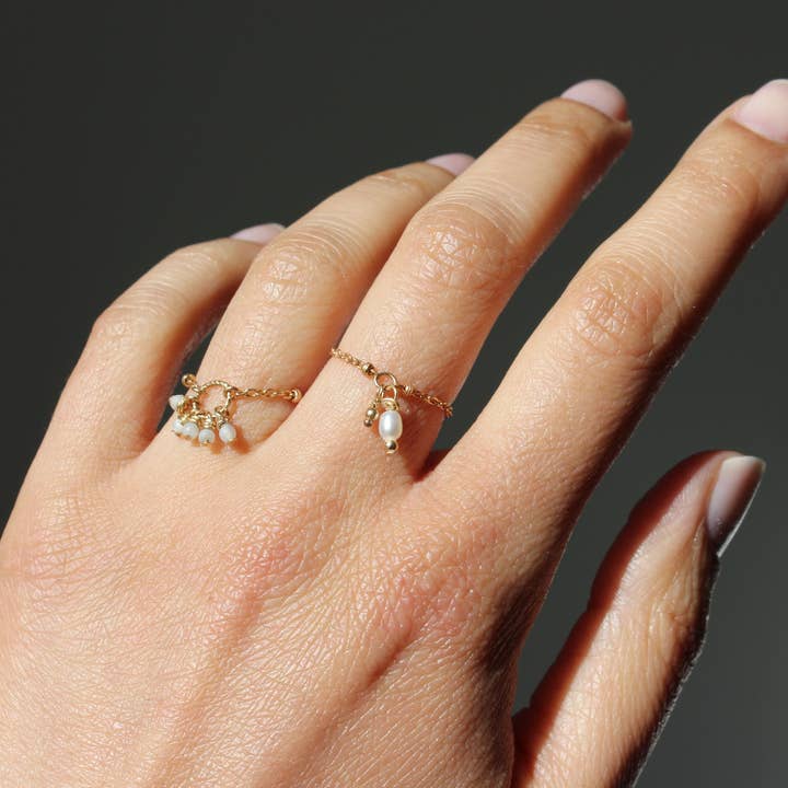 Ring | 14K Gold Filled (gerecycled) & Natuurlijke Parels voor wholesale door NŪR