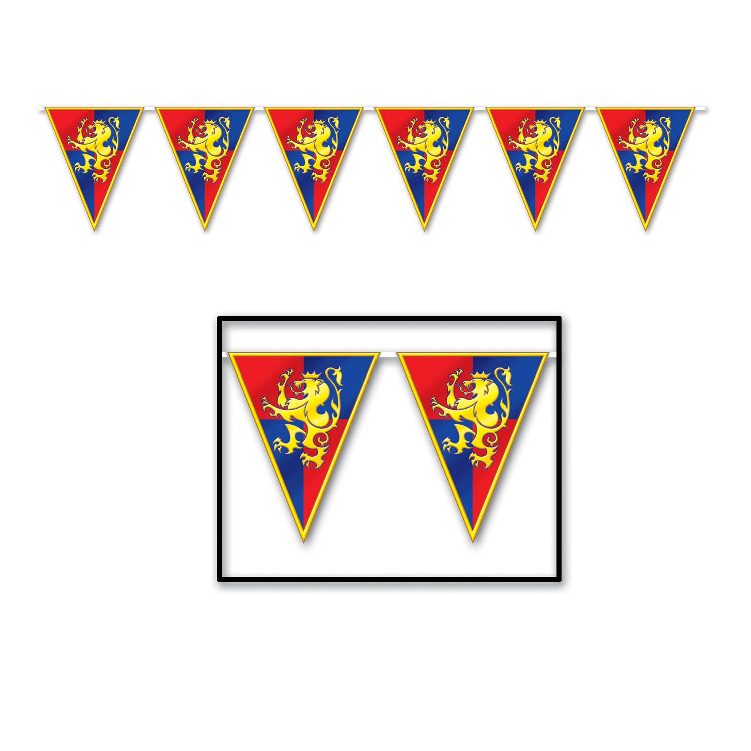 Beistle - Wholesale Party Sign/Banner - Medieval Pennant Banner0