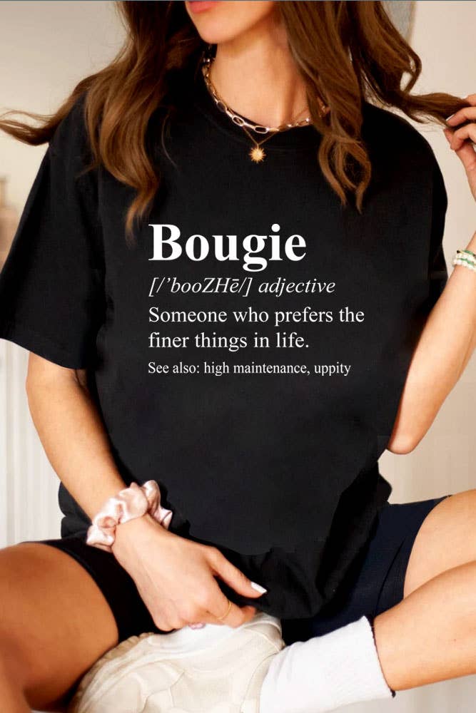 Top Avenue – Engroshandel T-shirt med print - Dame – Bougie Definition, Unisex rundhalset T-shirt12