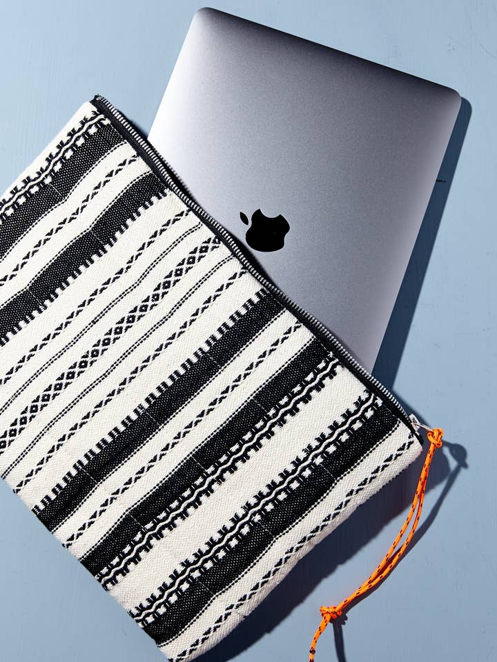 Alpujarra ecru brown and green computer case for wholesale by Eturel Madrid