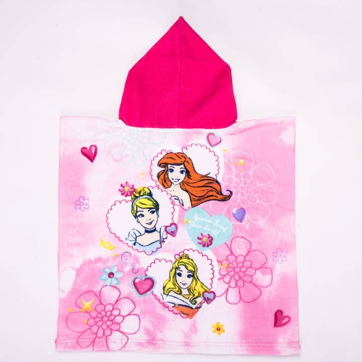 Evidence - Wholesale Poncho towel – Child & baby - Princesses Quick Dry Hooded Towel Poncho1