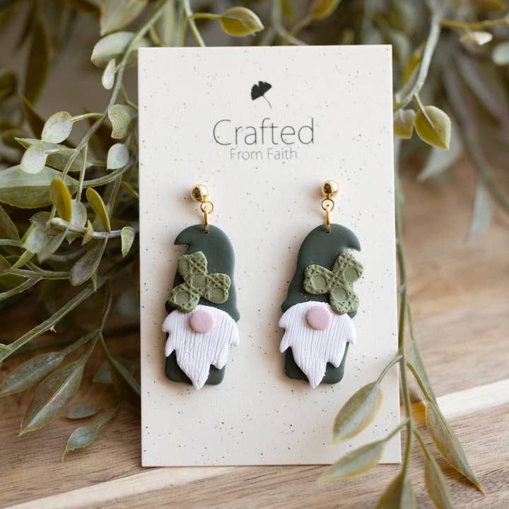 Irish Luck Gnomes for wholesale by Crafted From Faith, LLC