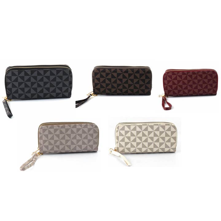 406 - Women's Faux Leather Zipper Wallet and other Purchase Wholesale ladies wallets. Free Returns & Net 60 Terms on Faire trending on Faire.