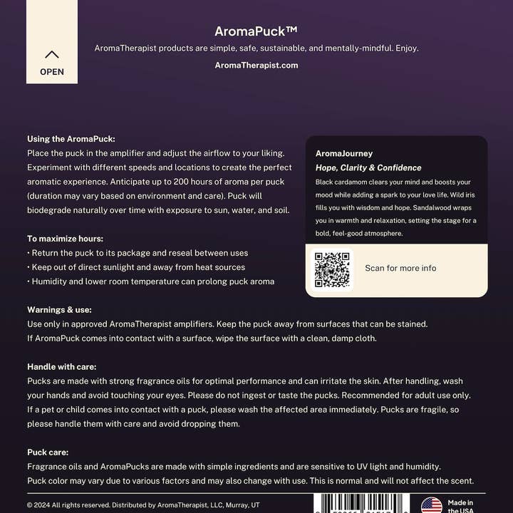 AromaTherapist - Wholesale Diffuser Fragrance Refill - Soirée Sensation AromaPuck3