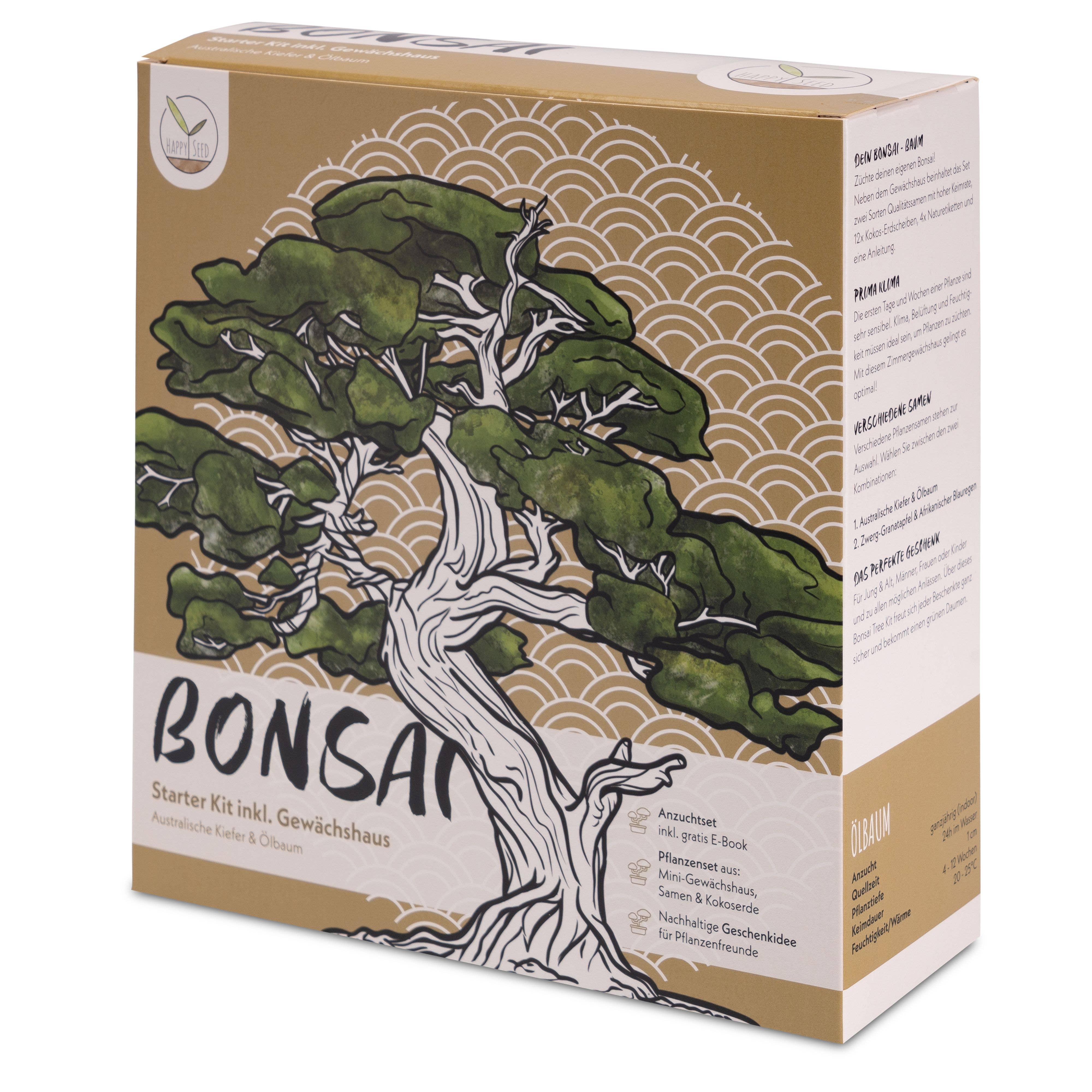 Vendix GmbH - Vendita all'ingrosso Semi di piante - Kit per iniziare a coltivare bonsai con guida eBook inclusa0