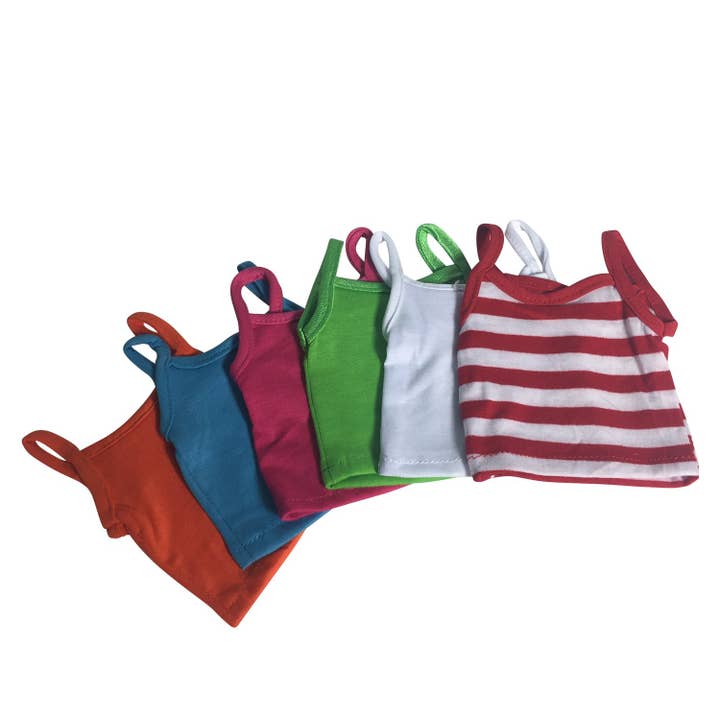The New York Doll Collection - Wholesale Doll Clothing - Kids - 18" Doll Cami Tops-Set of 6
