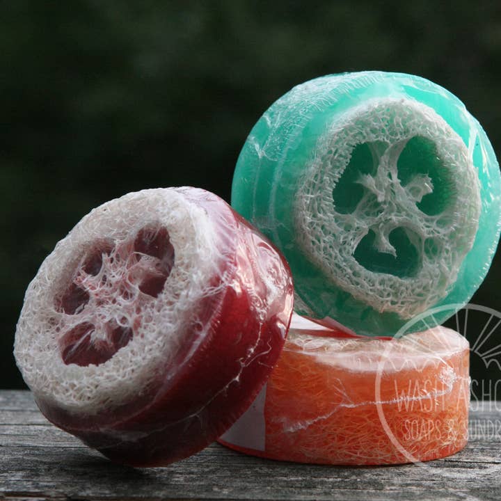 Loofah Soaps for wholesale by Wash Ashore Soaps and Sundries