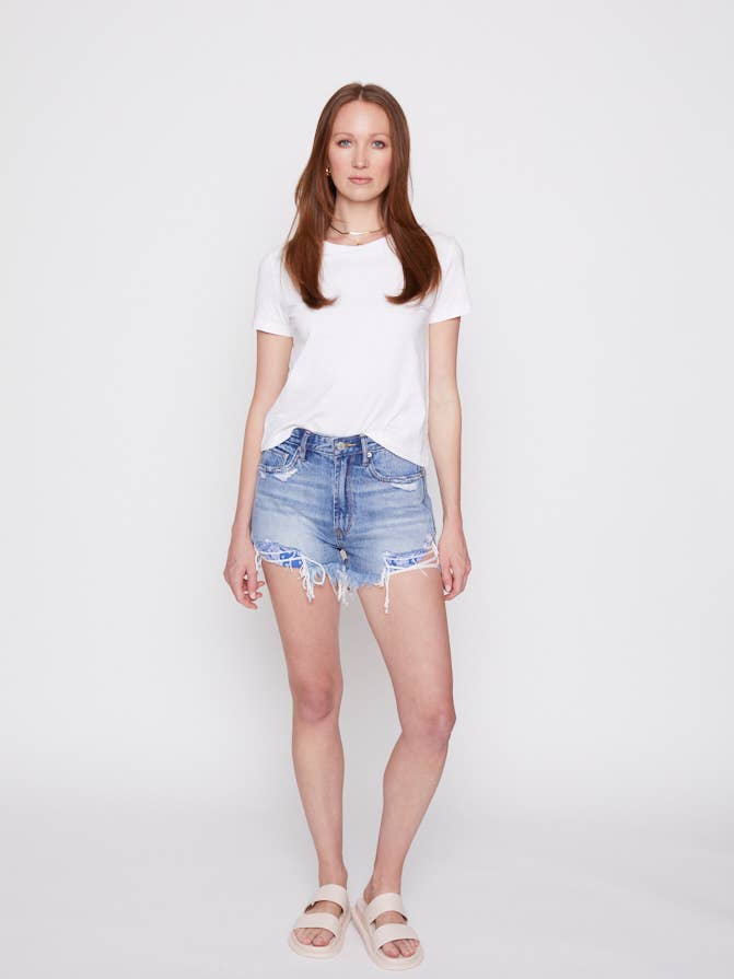 Wild & Free Short mit blauen Bandana-Taschen für den Großhandel von Blue Revival