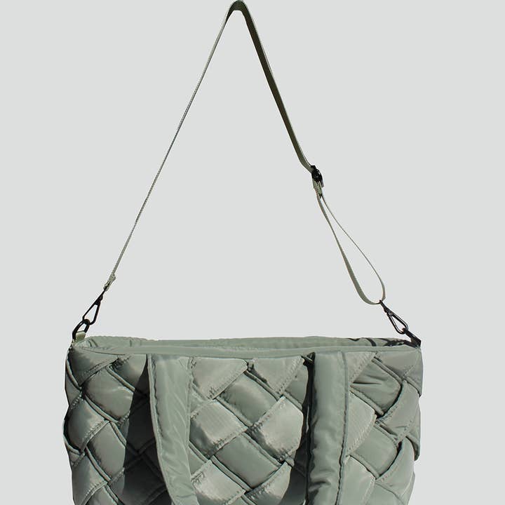 STREET LEVEL - Wholesale Tote Bag - Women's - Athena Nylon Woven Tote