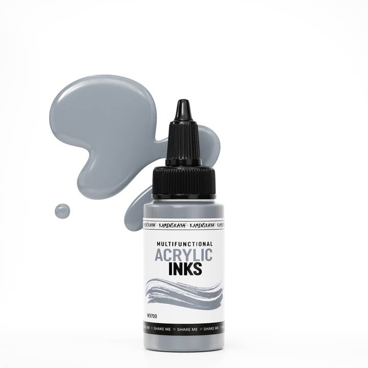 Acrylic Ink W9700 Pearl grey for wholesale by KAMENSKAYA