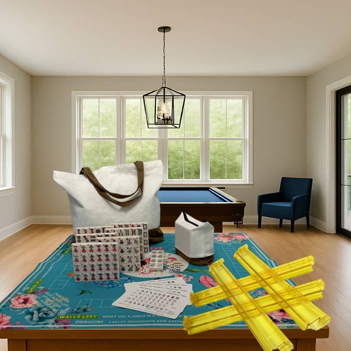 All In One - Mahjong Tile Set + Bag - American Mahjong Set 152 Tiles for wholesale by Mahjong Studios