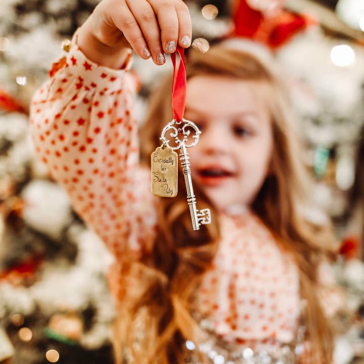 Tickle Bug Jewelry - Wholesale Ornament - Magic Santa Key Ornament Gift Box1