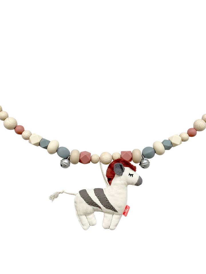 Corrente de carrinho de bebé Zebra por atacado de Kikadu