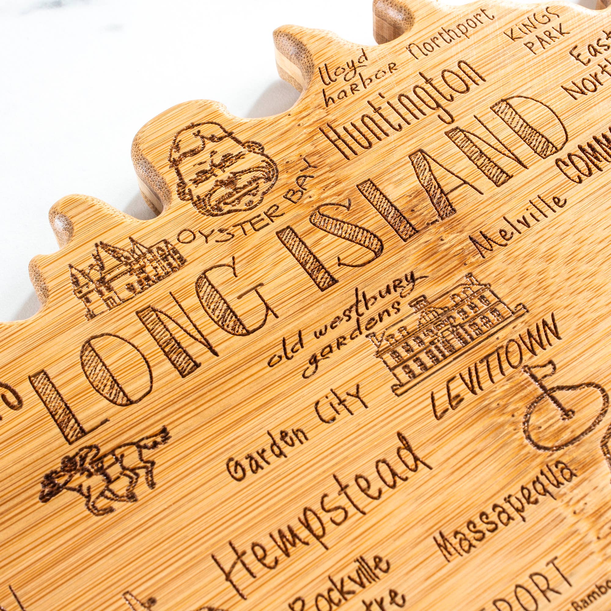 Totally Bamboo - Wholesale Cutting Board - Destination Long Island Cutting Board with Engraved Artwork4