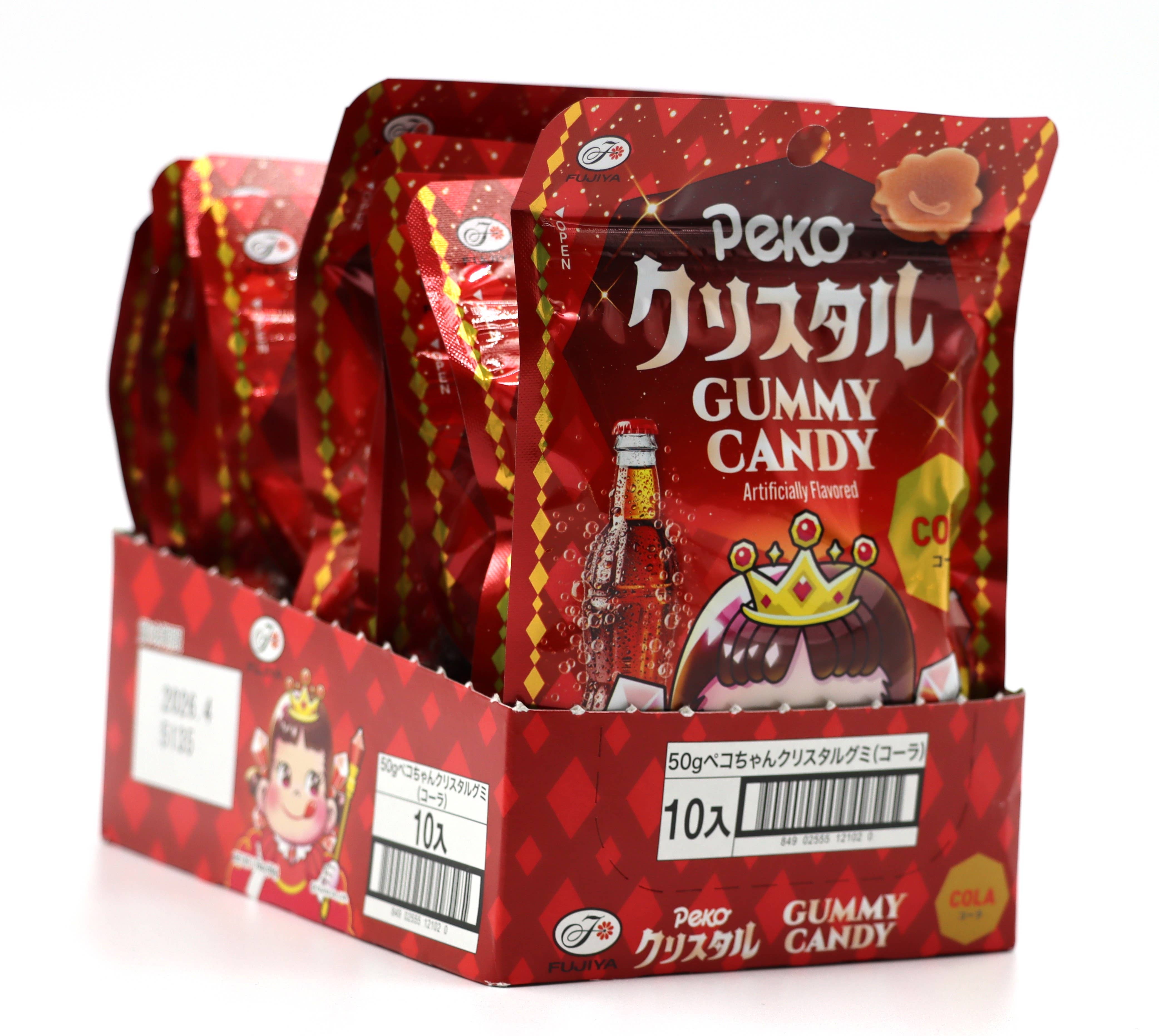 Grandpa Joe's Candy Shop - Vente Bonbons gélifiés - Importation limitée Bonbons gélifiés Peko Cola, 50g, 10 unités1