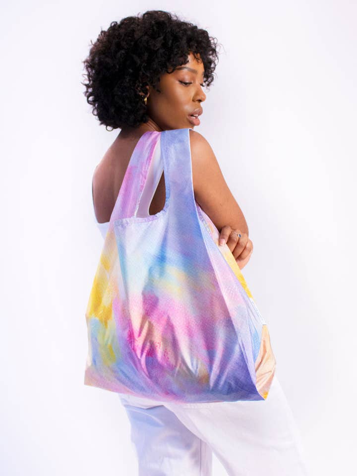 Pastel Brush | Borsa riutilizzabile media per la vendita all'ingrosso da parte di Kind Bag