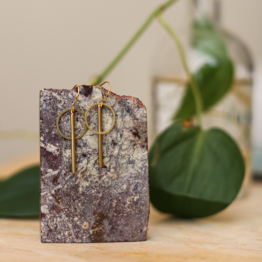 Seeds - Venta al por mayor Pendientes colgantes - Pendientes Seeds Brass | Colgantes de latón1