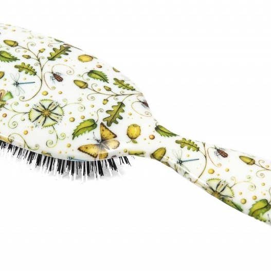 Rock & Ruddle Boar Bristle Hairbrush Acorns & Butterflies for wholesale by Rock & Ruddle