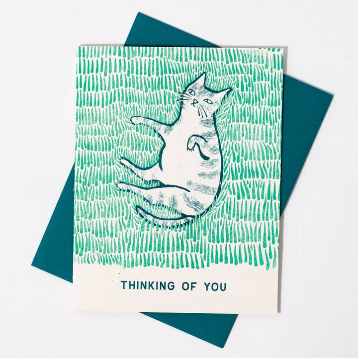 Bromstad Printing Co. - Wholesale Thinking of You Card - Thinking of You - Risograph Card