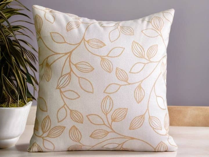 Cojín Hoja Amarilla - Almohada Ligera para Decoración de Otoño 2025 para venta al por mayor de Miliva Home Store