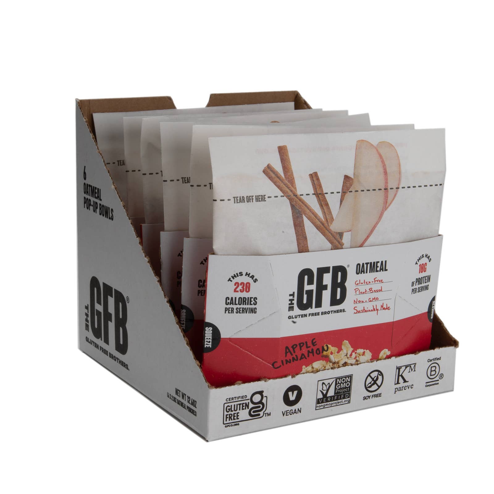 The GFB - Wholesale Oats - The GFB: Apple Cinnamon Protein Oatmeal Pop-Up Cup8
