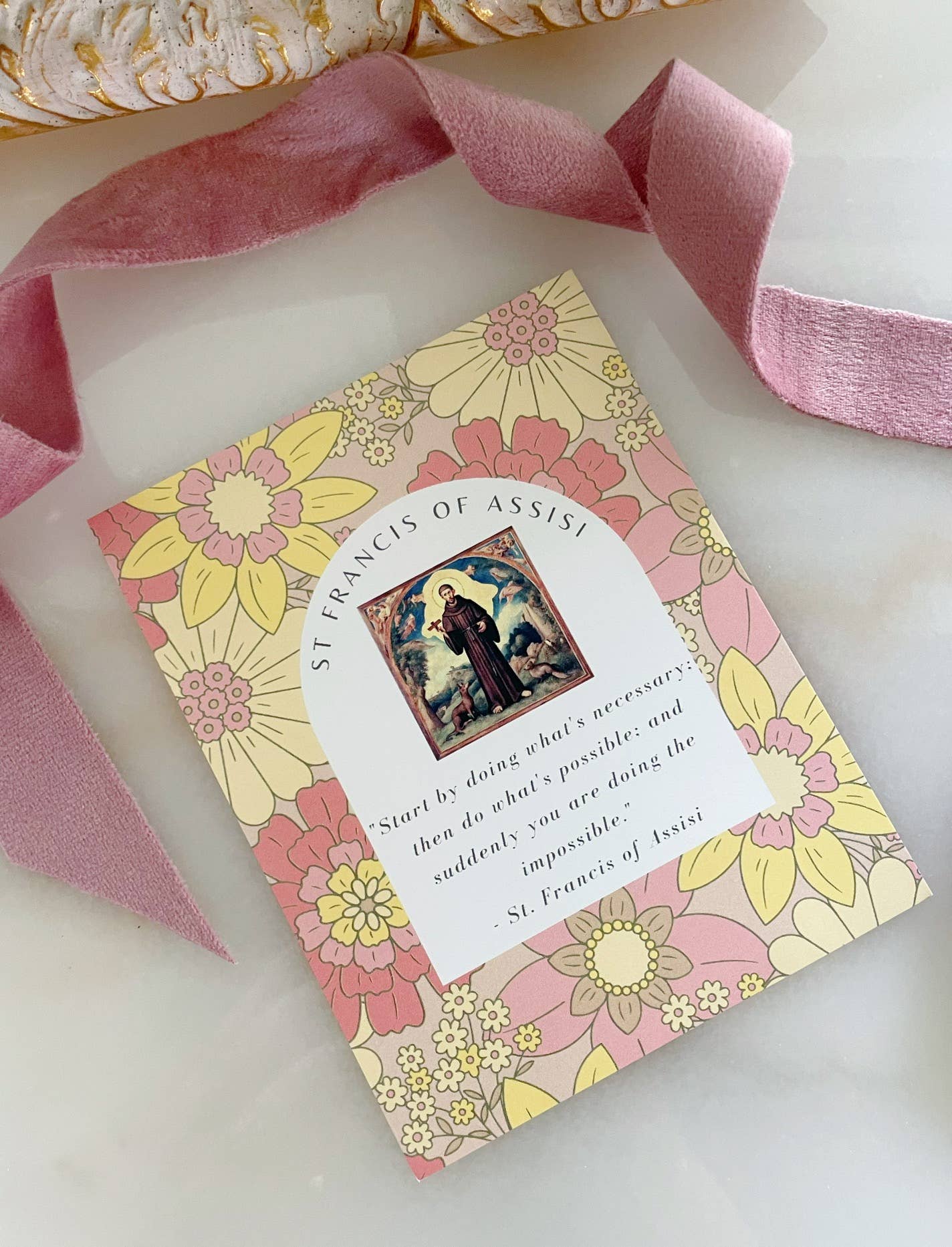 Laalee Jewelry - Wholesale Religious Card - St Francis of Assisi Prayer Card Gift for Peace Prayer Saint4