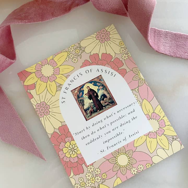 Laalee Jewelry - Wholesale Religious Card - St Francis of Assisi Prayer Card Gift for Peace Prayer Saint4