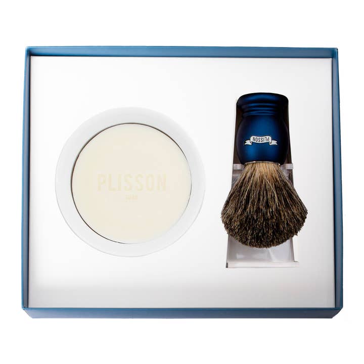 Plisson 1808 - Wholesale Shaving Set/Kit - Men's - Genuine Essential Shaving Brush Initiation Set - 9 colors4