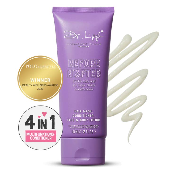 Before'nAfter 100% natural all-over daily lotion. 100ml for wholesale by Dr.Lipp