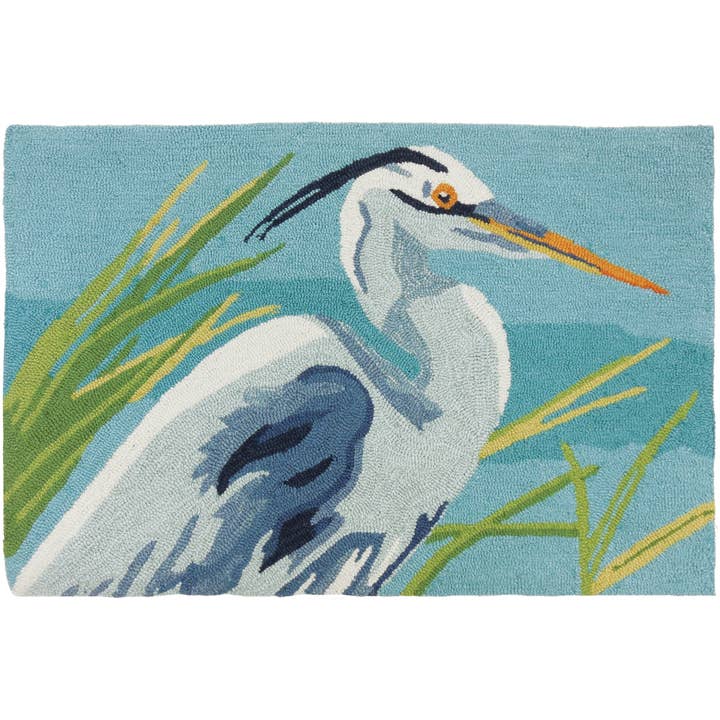 Jellybean Rug - Wholesale Area Rug - Blue Heron HomeFires Accent Rug 22" x 34" - Coastal