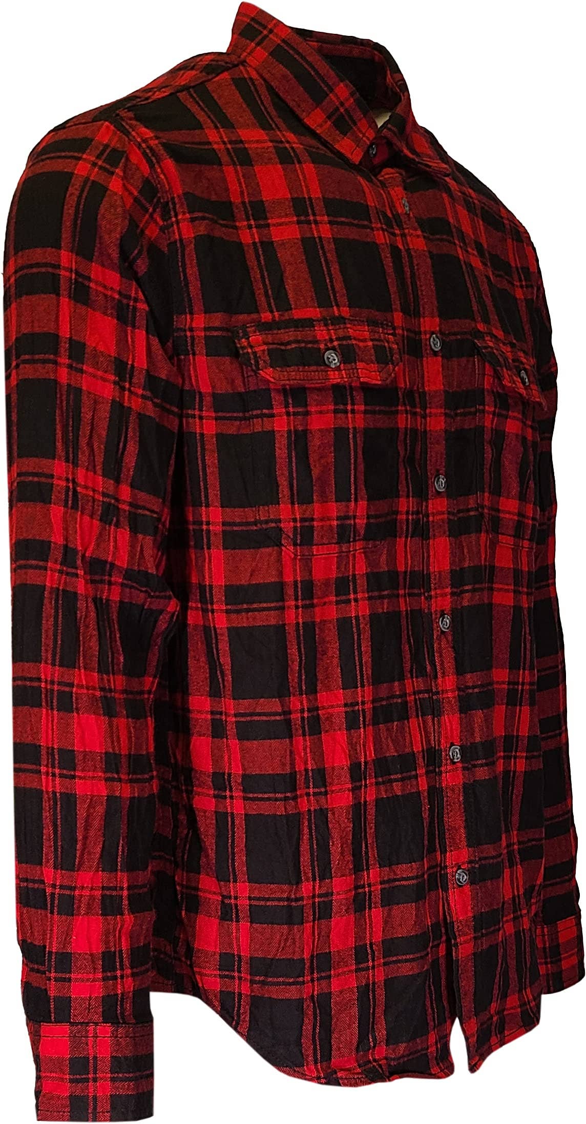 I-Wear Brands - Wholesale Button Down Shirt - Men's - Men's Long Sleeve Button Down Cotton Flannel Shirt22