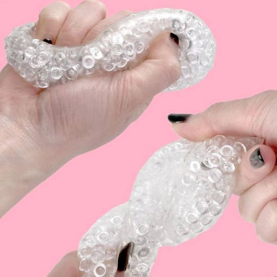 K-Wonderland - Wholesale Stress Relief Ball/Dough - SNOW SQUISH – Clear Jelly Bead Stress Ball8