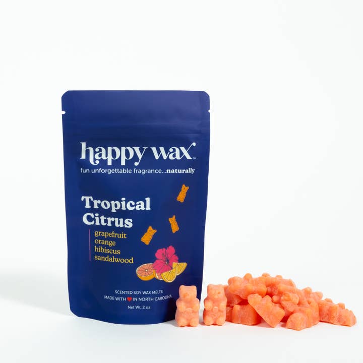 Tropical Citrus Wax Melts- 2 oz Pouch for wholesale by Happy Wax