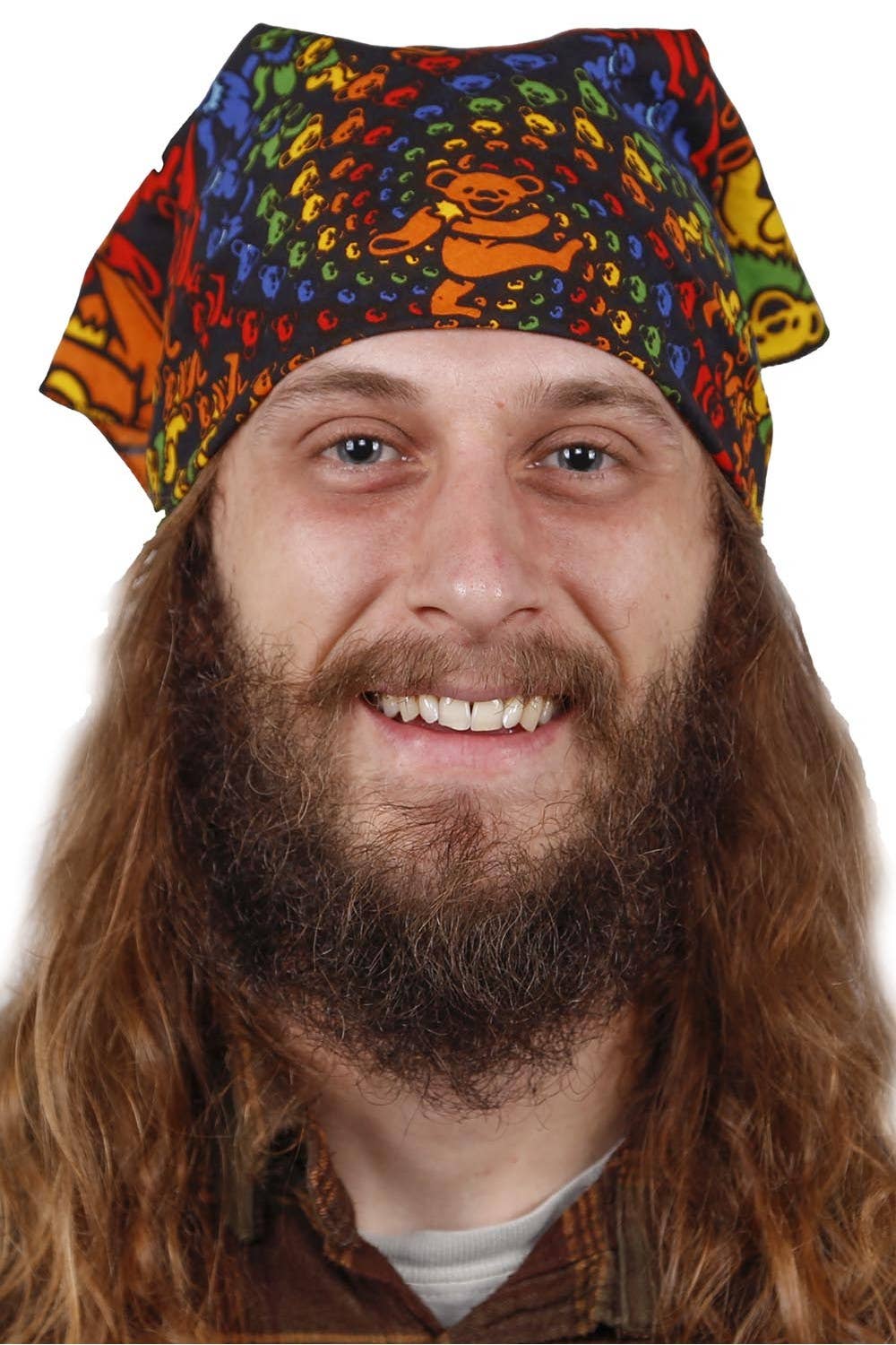 Sunshine Joy – wholesale Bandana – Unisex – 3D Grateful Dead Bandana Rainbow Bear Spiral2